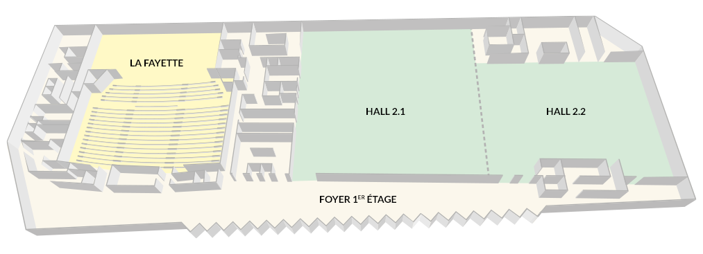 Plan de l'étage : 1er étage