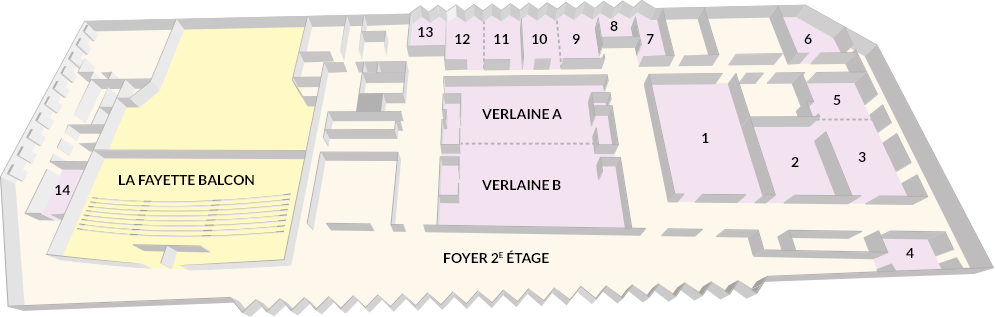 Plan de l'étage : 2e étage