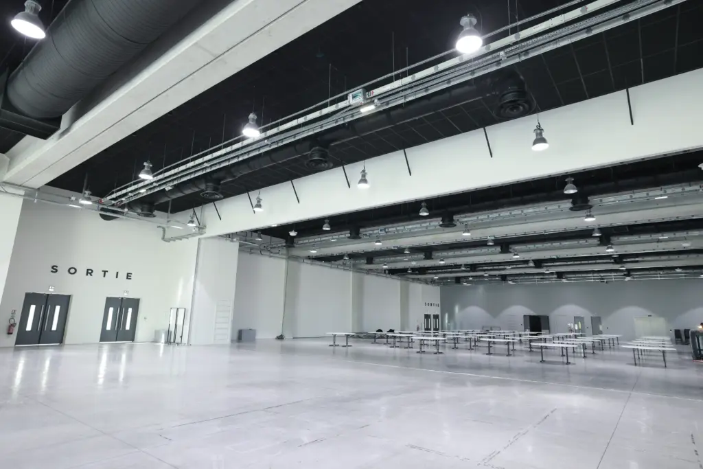 hall 2 vide metz congrès robert schuman